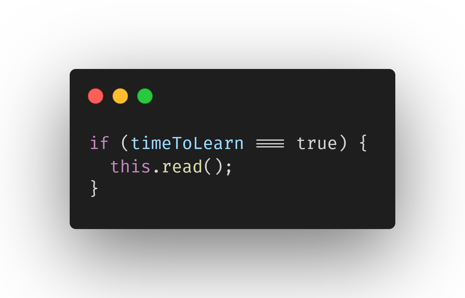 Code condition for checking if is time to learn